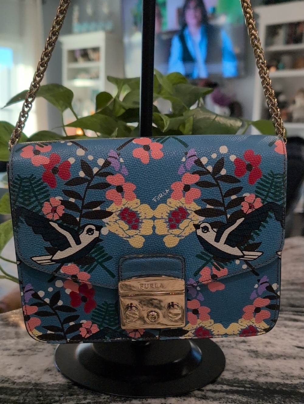 Furla Metropolis Small Fiordaliso Crossbody Bag